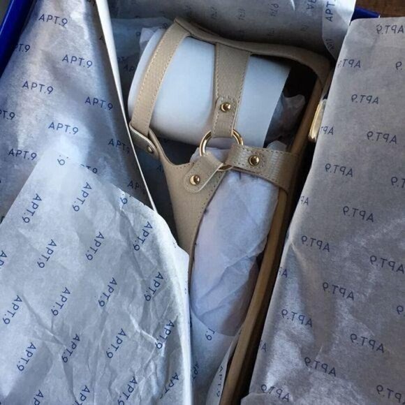 New Apt. 9 Client Nude Gladiator Sandals - Picture 2 of 7